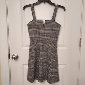 Aeropostale Patterned Gray Dress